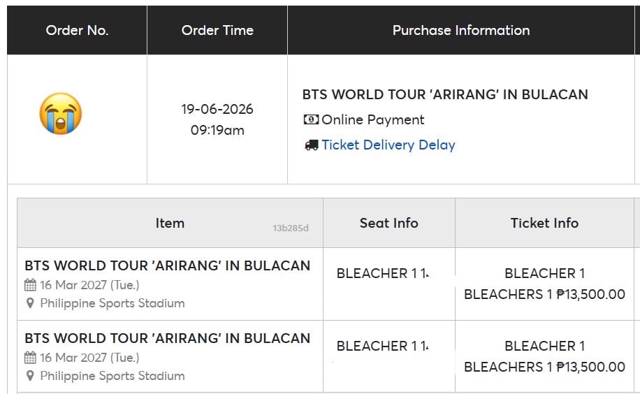 ximthemafia's tweet photo. ahhh finally D3 secured! 😮‍💨😭 15k qn

#BTS_ARIRANG_WORLDTOUR_BULACAN https://t.co/jLmcZAMaj2