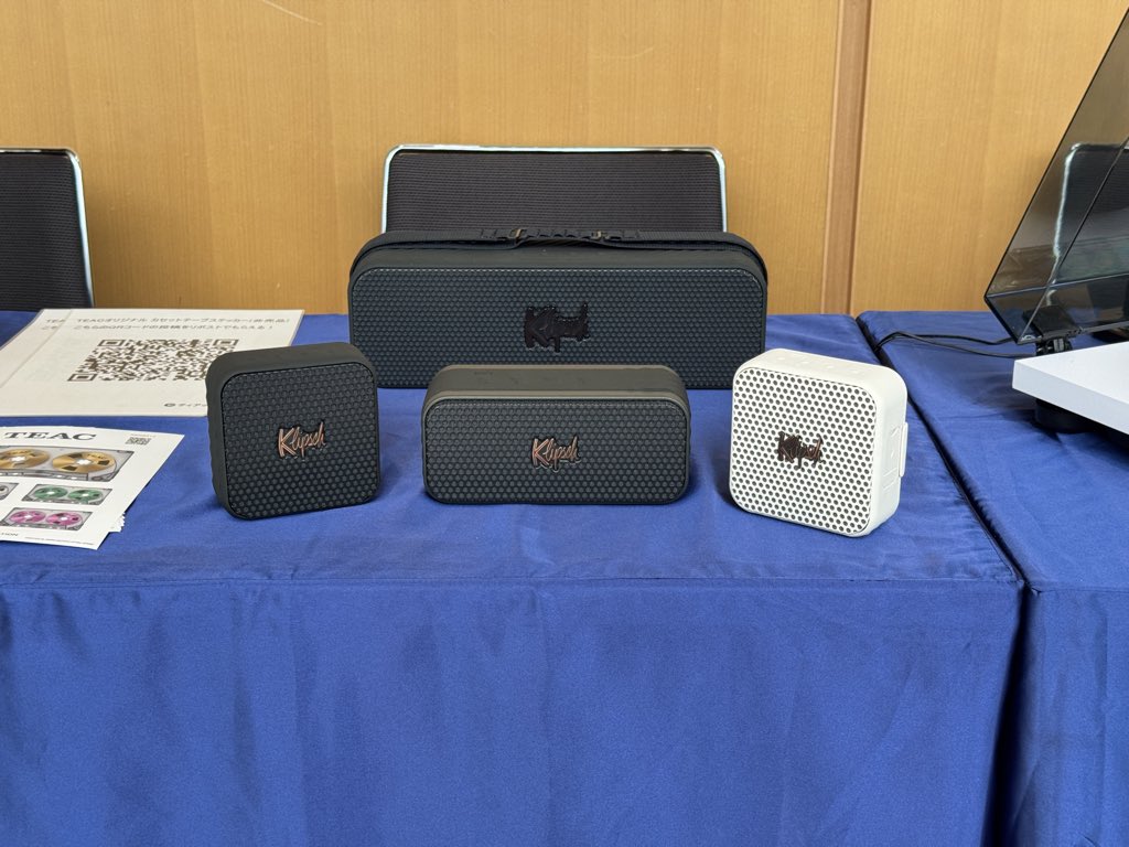 Klipsch_Japan's tweet photo. 【OTOTEN2026】
本日より3日間、OTOTEN2026が開催されます。

Klipschは、東京国際フォーラム ガラス棟6階 G604にて展示・試聴を行います。

また、アンケートにご回答いただき、合言葉「クリプシュ」をお伝えいただいた方には、イベント限定のKlipschノベリティをプレゼントいたします。

ぜひお立ち寄りください。

#OTOTEN
#クリプシュ