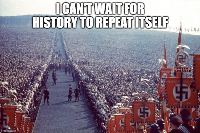 DonnyServusDei's tweet photo. SOON, it will HAPPEN.
SOON, we will be SAVED.
SOON, the world will be set RIGHT.

If history has taught us ONE THING, it is that the Fuhrer was ABSOLUTELY RIGHT!

We NEED another Cause to save us.
And God Willing, IT WILL HAPPEN! https://t.co/ZHK6jH69wg