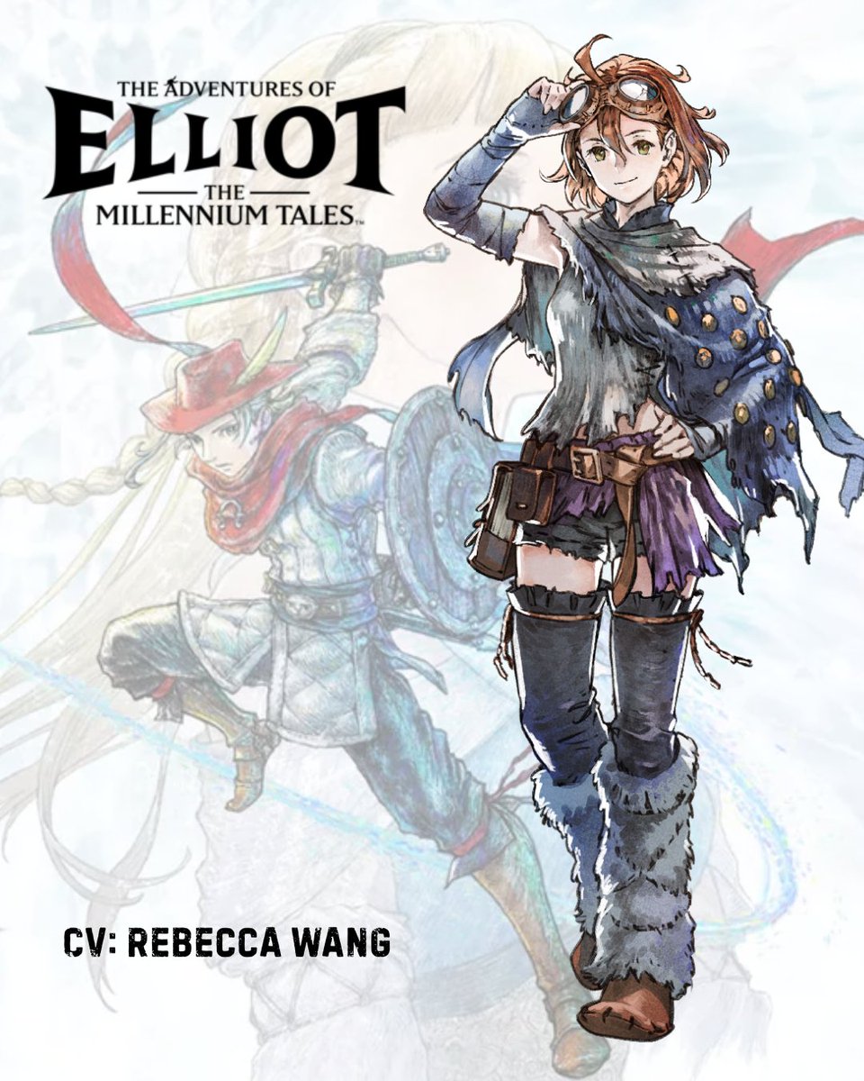 TheRebeccaWang's tweet photo. Thrilled to be the voice of Calotesia, your resident big-brained historian, in The Adventures of Elliot: The Millennium Tales! Huge thank you to @SquareEnix @HD2DGames for bringing me onto this gorgeous game! And @faronear for your stellar direction. 

Hope you all enjoy!!!! ✨🌟 https://t.co/FGZ4mgqJ3f