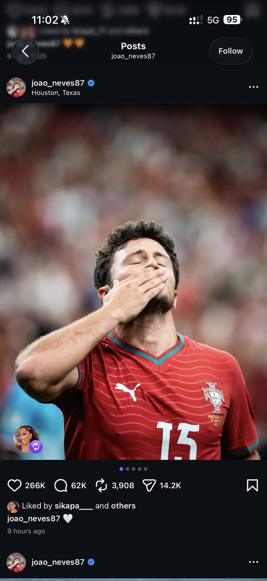 gyaigyimii's tweet photo. Joao Neves after winning Back  to Back UCL trophies - 9,721 comments

Joao Neves after talking shit about Ronaldo
62,000 comments 

If you come at the King you better not miss 🫵🏽 https://t.co/nEbSmsVsmT