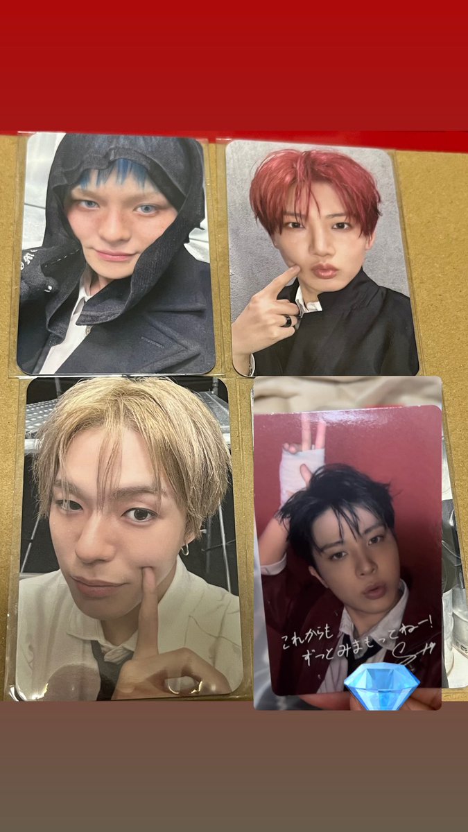 15__mimi's tweet photo. treasure NEW WAV アルバム mu-mo YGEX 日本限定 トレカ 交換

求:日本限定ice ヨシ
     YGEX&amp;mu-mo ジョンウ

譲:YGEX&amp;mu-mo ヨシ ジュンギュ ジェヒョク
    日本限定red ジョンファン 

ツアーor都内手渡しor郵送での交換希望です💎 https://t.co/wvm5Zr1R75
