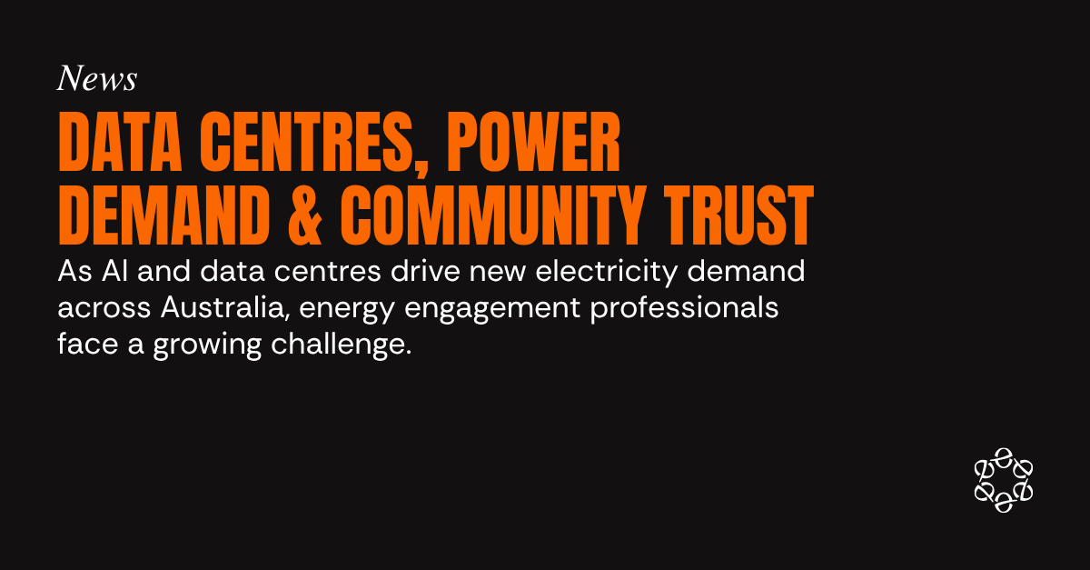 EngageInst's tweet photo. As AI and data centres drive new electricity demand, trust, transparency and fairness are becoming even more important in how that story is explained locally. 🔗 https://t.co/8wtWPKI7bw 

#EngagementInstitute #CommunityEngagement #StakeholderEngagement #Engagement #AIDataCentre https://t.co/SK1wTknEu0