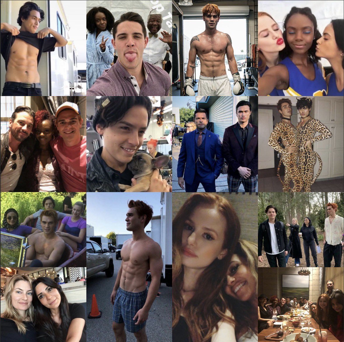 60diors's tweet photo. riverdale season 3 behind the scenes (2018) https://t.co/PMoVJbiHoH