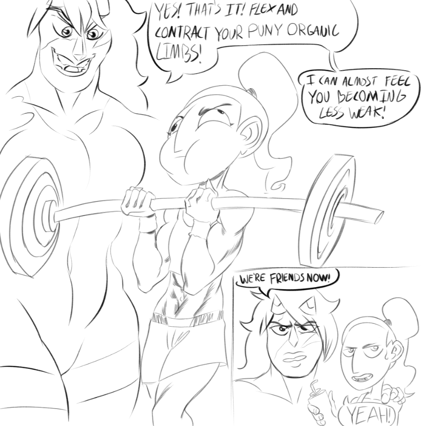 qwerpyblah's tweet photo. @fudzawu definitely a lot of humor potential that could come from Connie being Jasper's pupil in this AU

also could be both cute and funny if Jasper's more bold influence pushes Connie to be more assertive regarding her romantic feelings towards Steven(compared to in Canon) https://t.co/FEWrOAyF0w