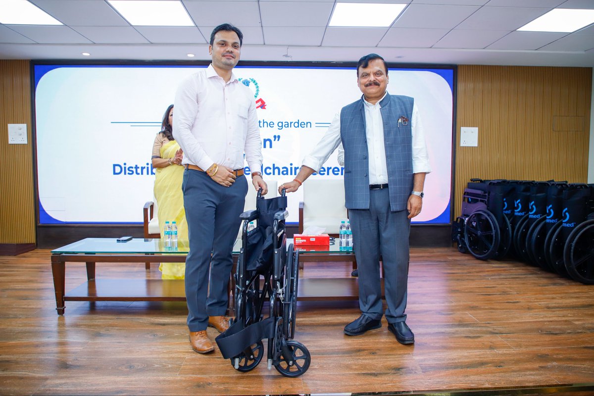 IncomeTaxMum's tweet photo. Shri Alok Kumar, Pr. Chief Commissioner of Income Tax, Mumbai, distributed wheelchairs to the building in-charges of office and residential premises at Aayakar Bhawan, Mumbai, on 18.06.2026.

The event was a part of the larger initiative to strengthen emergency medical preparedness, improve accessibility for persons with disabilities, and ensure timely assistance for employees, taxpayers and visitors, reflecting the Department’s commitment to an inclusive and compassionate workplace.

@IncomeTaxIndia @nsitharamanoffc @FinMinIndia @officeofPCM @PIB_India @PIBMumbai