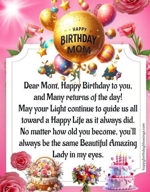 2012Romy's tweet photo. Happy Birthday Mummy 🎁🎂🎈🎊🎉 May you have many many such birthdays to come. May God bless you and keep you healthy always. Take care. Love ❤️ you Mummy. #HappyBirthdayMummy https://t.co/mj1aDewdnL