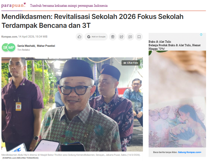 sukaestehpanas's tweet photo. Sekolah itu fondasi penting negara, bukan sekadar infrastruktur biasa. Kalau fasilitasnya merata, anak-anak di pelosok pun dapet privilege yang sama buat sukses. Ini baru namanya pemerataan akses pendidikan! 🙌
@prabowo @Kemdikdasmen 
#Jumatberkah
#Revitalisasisekolah https://t.co/F7UkjV330k