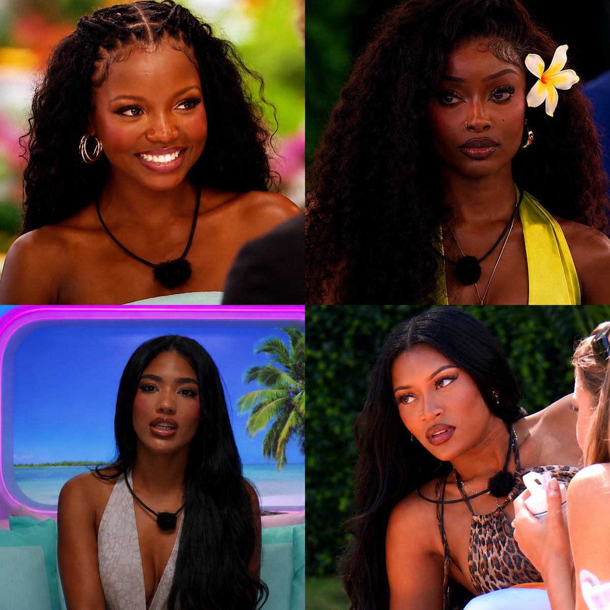 slit4huda's tweet photo. but the fans will sit here and call you anti black as if she don’t get mogged by every other black woman on the show https://t.co/GY7J4DaFLU