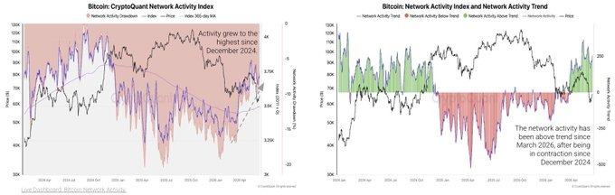 ifivelabs's tweet photo. Sub-0.01 BTC transfers now account for nearly 80% of all Bitcoin transactions.

CryptoQuant data suggests inscription-driven activity, including Runes and Ordinals, is increasingly dominating block space utilization. Transaction counts per block are approaching cycle highs, while mempool congestion has reached levels not seen since early 2025.