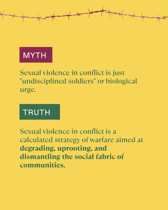 musawah's tweet photo. On this International Day for the Elimination of Sexual Violence in Conflict, we are stripping away the myths and looking at the hard truths.
Stand with survivors and call for justice and protection for all affected.
Sexual violence in conflict is not “collateral damage.” https://t.co/umahg93iRW