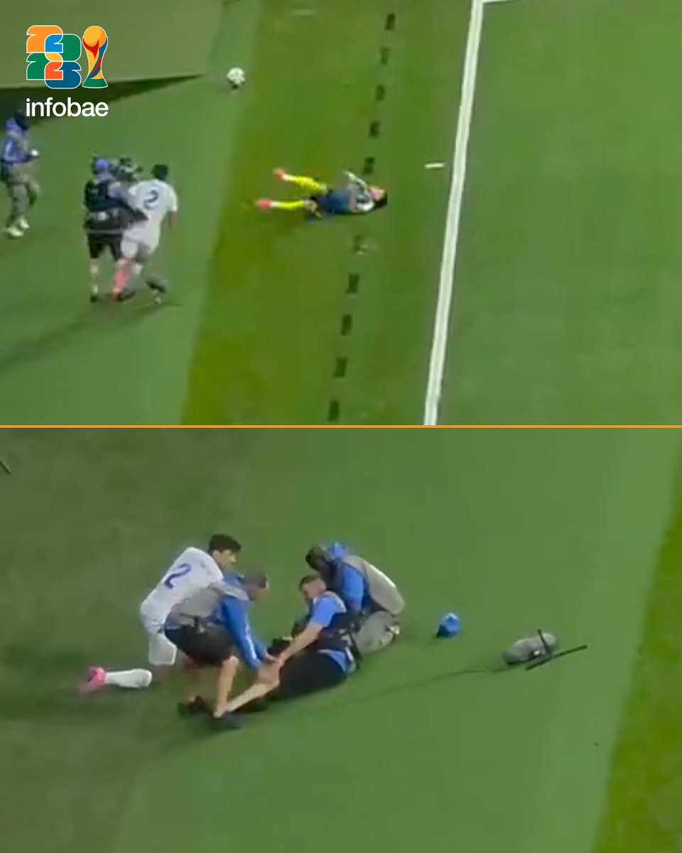 infobaeamerica's tweet photo. La Selección de Uzbekistán sorprendió al camarógrafo golpeado en el duelo vs Colombia.

Visitaron al operador y le llevaron una camiseta autografiada por Khusanov, jugador que accidentalmente se llevó por delante al encargado de grabar a pie de campo.

🔗 https://t.co/jrw28VH0mN https://t.co/0gp3jPAGdZ