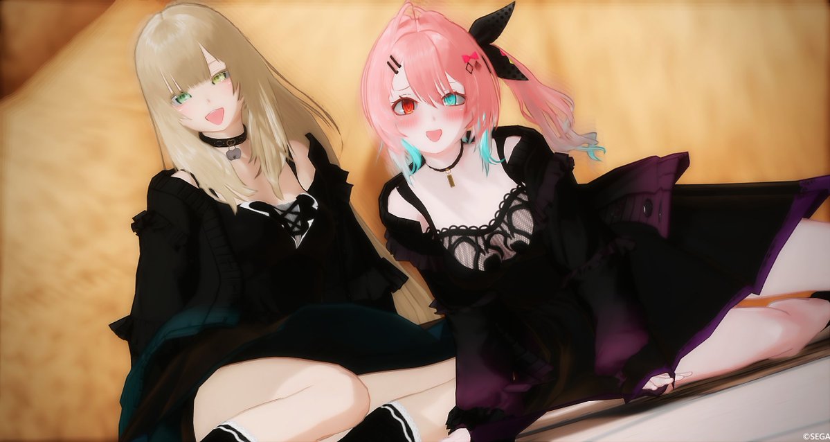 ast_reya's tweet photo. #企画部アニマティカ集会 の会場が公開されてたので
神楽さん(@Spogame1)と下見を兼ねて撮影会📸
会場すごくて集会楽しみ！
そして舌出しぎゃるらさんｴｯｯｯ…すぎる( ˘ω˘ )
#PSO2NGS_SS https://t.co/s4mSQJx8lk