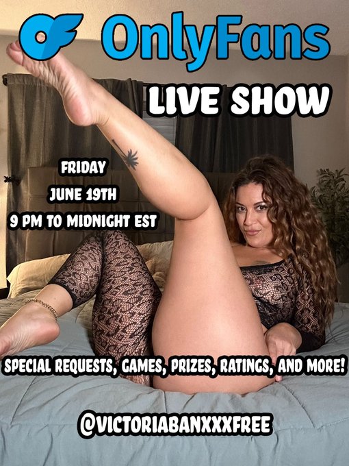 VICTORIA BANXXX 😘💜 - LIVE show on my OnlyFans page from 9 pm to midnight EST. Don't miss out and it's FREE to join‼️ https://t.co/cjeGEzMVMu