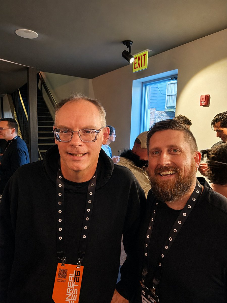 ImmatureGamer's tweet photo. Unreal Fest party was a great time.

Really cool seeing everyone tonight and catching up with so many creators.

There is a ridiculous amount of talent in this community. 💚 https://t.co/uh4KJSOZkG