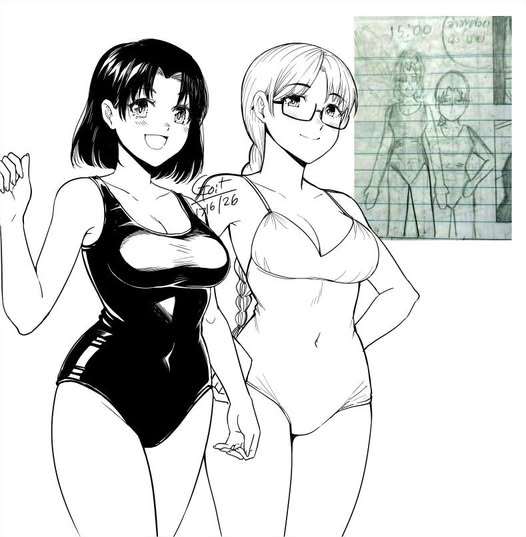 GoitStudio's tweet photo. #pixiv #drawitagain 
Telling my childhood self: you should draw R18 instead, haha.
open commission now 
https://t.co/0MtNs5NDKD https://t.co/xRI0pf38CR