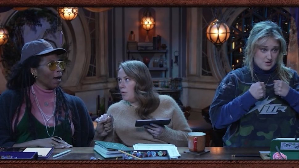 beaukeyleths's tweet photo. marisha and aabria are so me rn #criticalrolespoilers https://t.co/PEfzPm3QhK