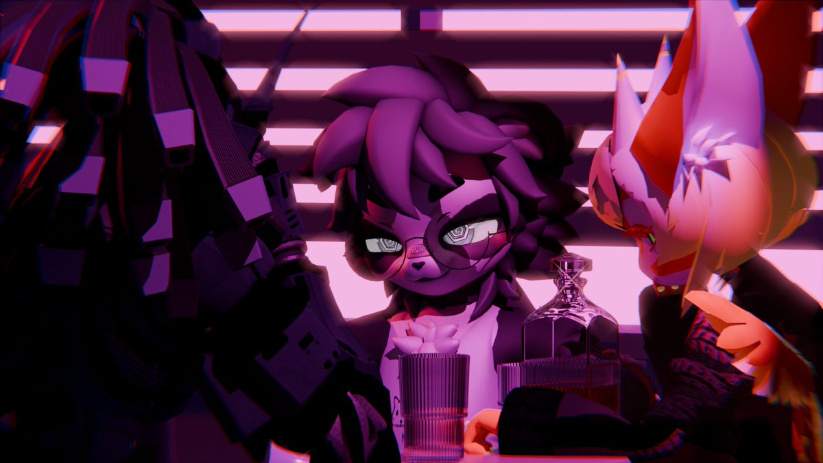 Puanda_'s tweet photo. Got into blender around 5 months ago, these were the first ones i made with my friend's as a way to test and learn the program. FT; @robotm898 @ReferredRamsey :3 https://t.co/XHzhonMxtA