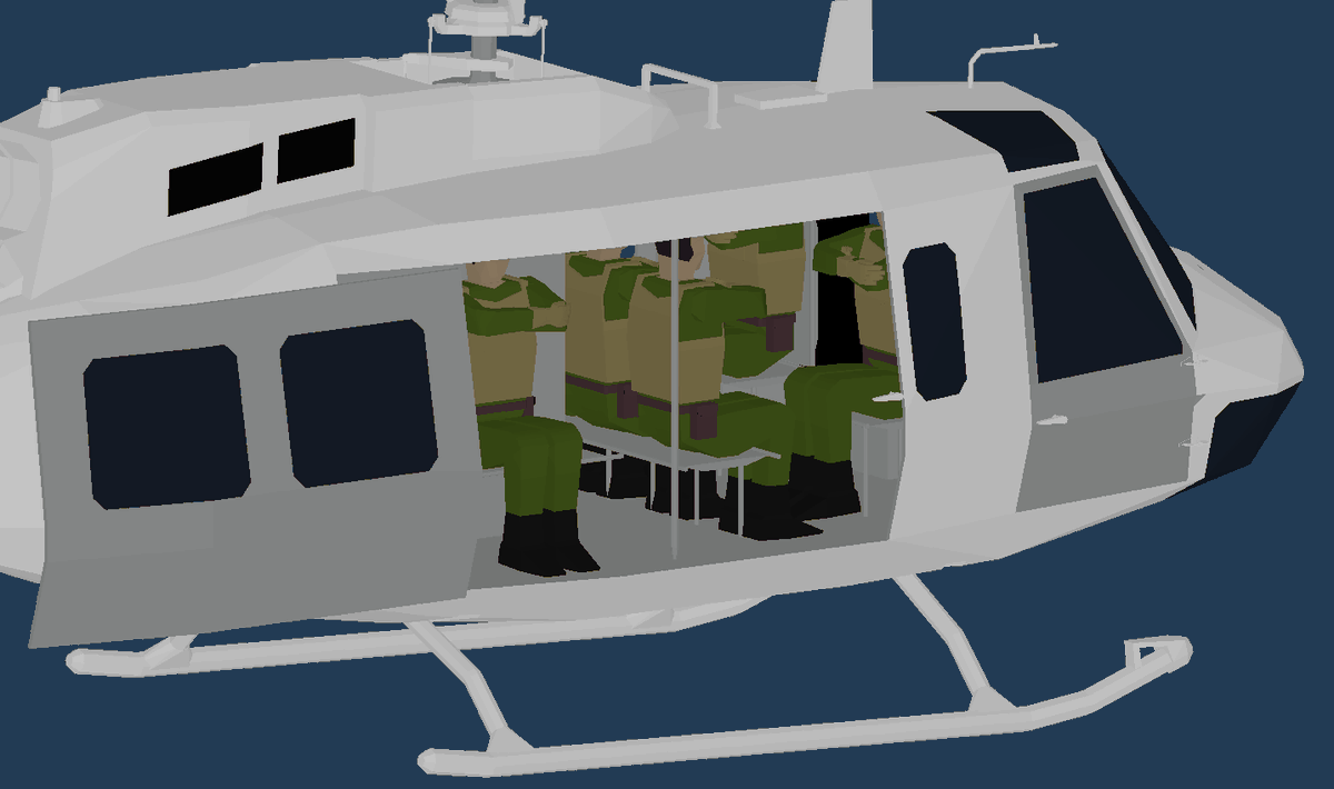 hijongparkAlt's tweet photo. I have created my own UH-1H model in this week.
It's time to apply this beauty in my game !
#flightsim #gamedev https://t.co/daR8RKfHye