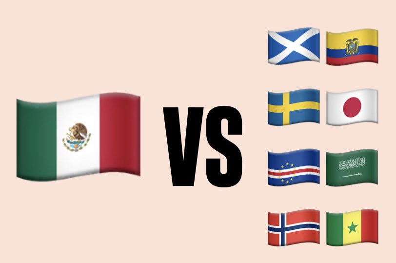 luisrha's tweet photo. Tal como están las cosas, de aquí va a salir el rival de México en los dieciseisavos de final. https://t.co/wivRn0IYXN
