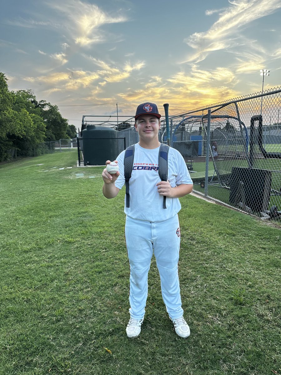 follow_cobras's tweet photo. Congrats to Rylan Stephenson from our 15u Van Slyke on leaving the yard today! Keep working kid! #TrustTheProcess https://t.co/rTAHtb2k00