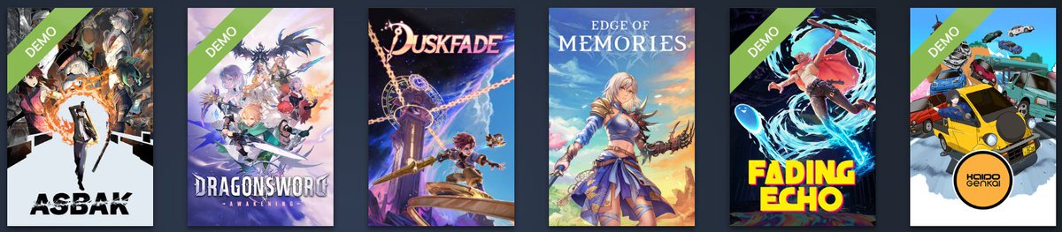 KiPrototype's tweet photo. The Games I am excited for from #steamnextfest
#steam https://t.co/3jxm7TRSSj