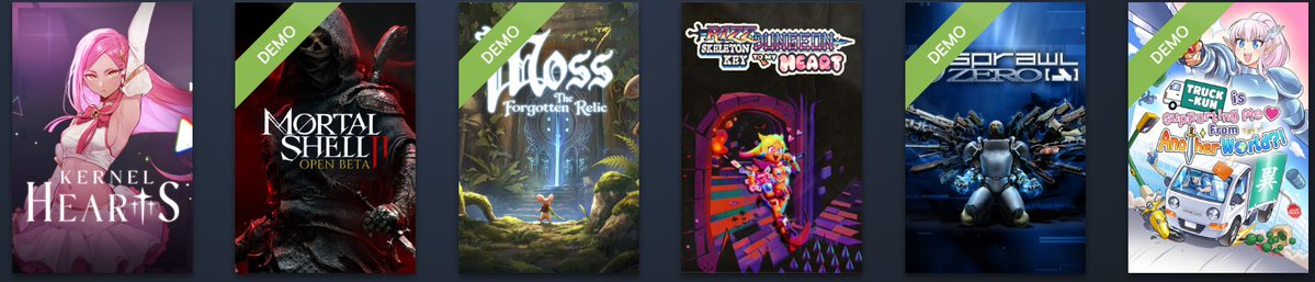 KiPrototype's tweet photo. The Games I am excited for from #steamnextfest
#steam https://t.co/3jxm7TRSSj