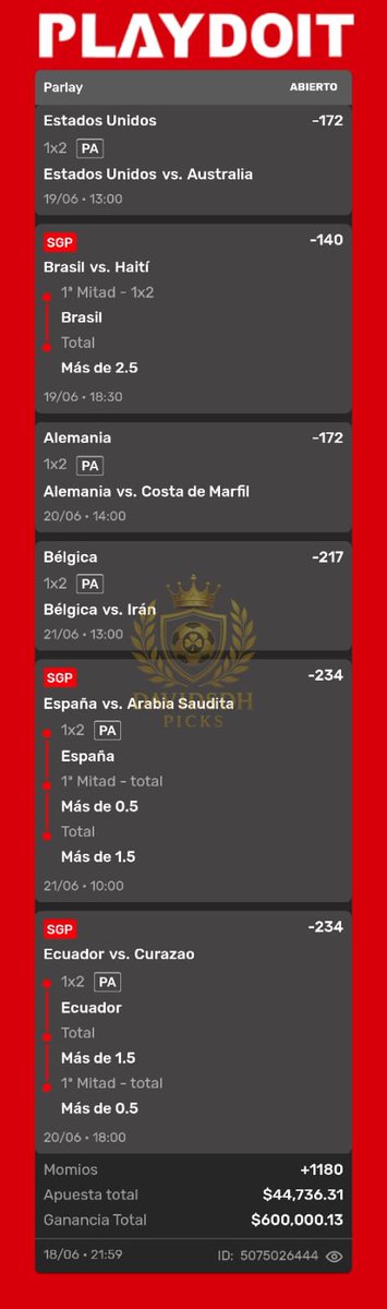 DavidSDHpicks's tweet photo. Vamos por otro. 🍀 https://t.co/XzDB8nsYOj