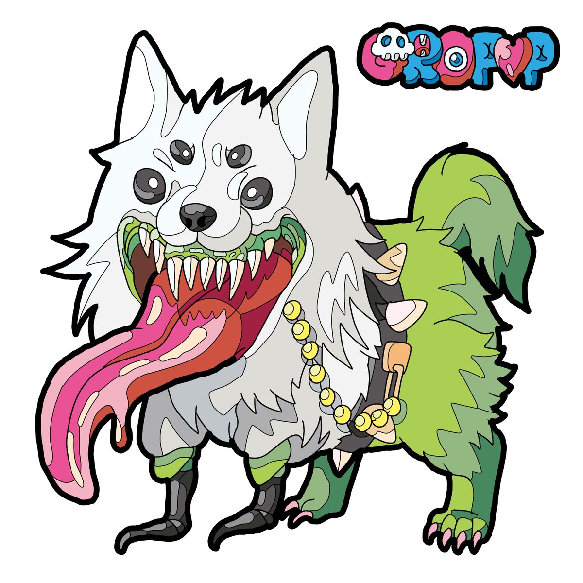 _GROPOP's tweet photo. リプ企画が定員割れっぽいので描き始めてしまいました🖌️
おれんじちゃん(@10_654isanyo)のサモエドのペロちゃん🐕ペロペロします👅 https://t.co/EBbHaIC39g