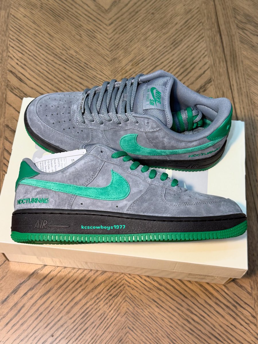 fullress's tweet photo. Nocturnal x NIKE SB AIR FORCE 1 LOW “Color of the Month/Cool Grey/Court Green” (ノクターナル ナイキ エア フォース 1 ロー “カラー オブ ザ マンス/グレー/グリーン”) [IV6099-003]が、2026年 秋 発売予定！

https://t.co/xbmybaTwmV
kcscowboys1977 https://t.co/PSthos93mK