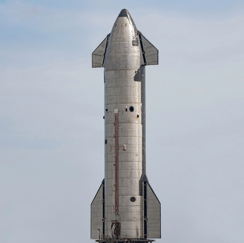 Blobifie's tweet photo. 1 year ago today Elon Musk's Starship mars rocket exploded during its launch attempt, destroying the test site. https://t.co/VYy5vHdZfU