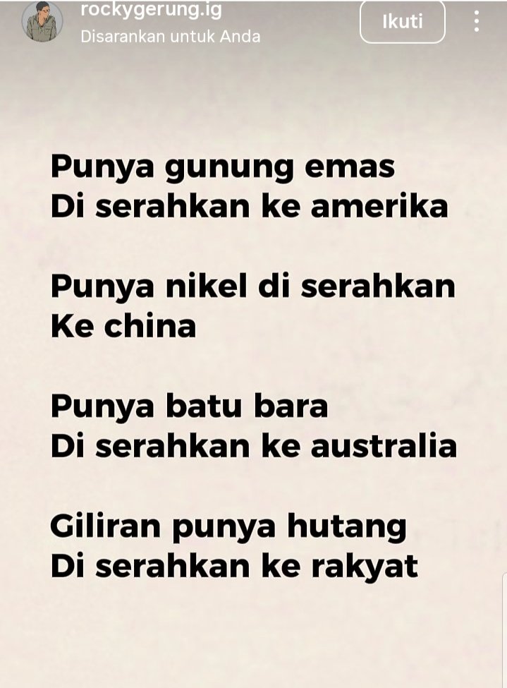 DoankWarto's tweet photo. Rakyat bisa apa ? https://t.co/TeXpZJeAlP