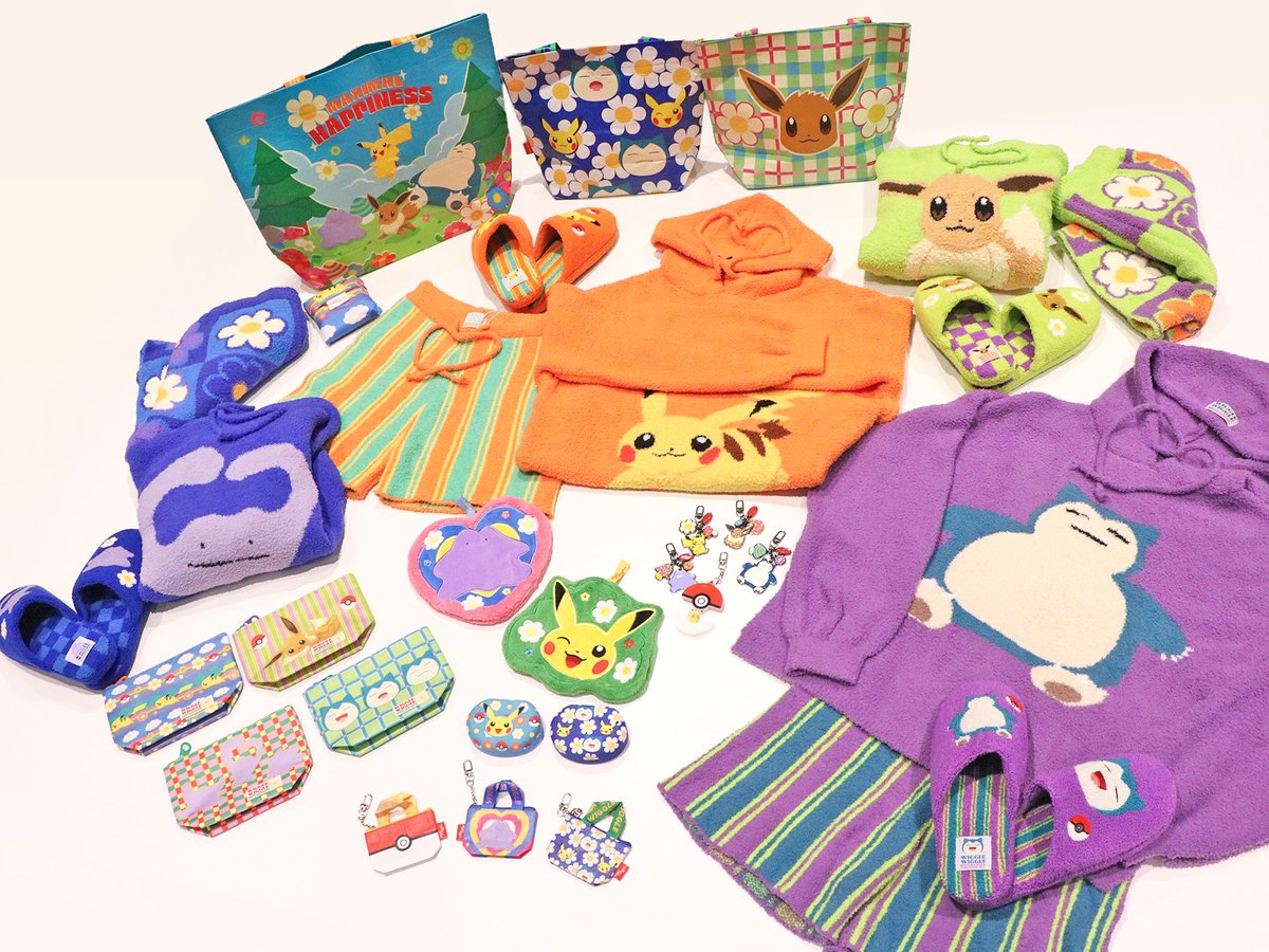pokemon_pdc's tweet photo. 💙🧡💚💜💙🧡💚💜💙🧡💚💜

𝘄𝗶𝗴𝗴𝗹𝗲 𝘄𝗶𝗴𝗴𝗹𝗲さんから、
ポケモンデザインアイテムが登場.ᐟ

💙🧡💚💜💙🧡💚💜💙🧡💚💜

ピカチュウ・メタモン・カビゴン・イーブイが元気の出る配色でとっても素敵にデザインされているよ～🍄

くわしくはこちら👇
https://t.co/NAFlyaej08 https://t.co/a4JIYSUfvi
