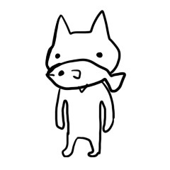 RosePouchong's tweet photo. きょうのRosePouchongさん：さかなねこさんがでました。さかなをたべるとねこになる可能性が２%UP https://t.co/smYfes2snL