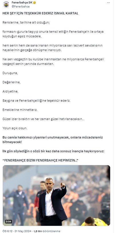 buraction's tweet photo. 31 Mayıs 2027 muhtemel post. #İsmailKartal @Fenerbahce https://t.co/MWZNePbzr2