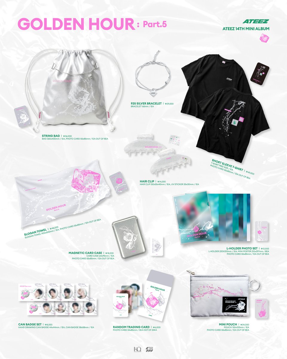 ATEEZPOPUP's tweet photo. ATEEZ [GOLDEN HOUR : Part.5] POP-UP STORE
MERCH INFORMATION

[OFFLINE]
📅 2026. 06. 26 FRI - 2026. 07. 05 SUN
⏰ MON-THU 10:30 – 20:00 (KST) / FRI-SUN 10:30 – 20:30 (KST) 
📍 더현대서울 5F

[ONLINE]
📅 2026. 06. 26 FRI 11:00 - 2026. 07. 05 SUN 23:59 (KST)
📍 SOUNDWAVE ONLINE MALL
🚚 8월 초 이후 순차 발송 예정

[KR] https://t.co/zW9M4zVqOn
[EN] https://t.co/me7qSfiQGG
[CN] https://t.co/RHn7z07jxS
[JP] https://t.co/CMUfOTGON4

#ATEEZ #에이티즈
#GOLDENHOUR
#GOLDENHOUR_Part5
#GOLDENHOUR_Part5_POPUP