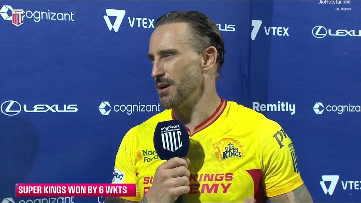 mufaddal_vohra's tweet photo. Faf Du Plessis said, "I love playing for the Super Kings franchise. They are very loyal and very supportive". https://t.co/OhEtICKn4B