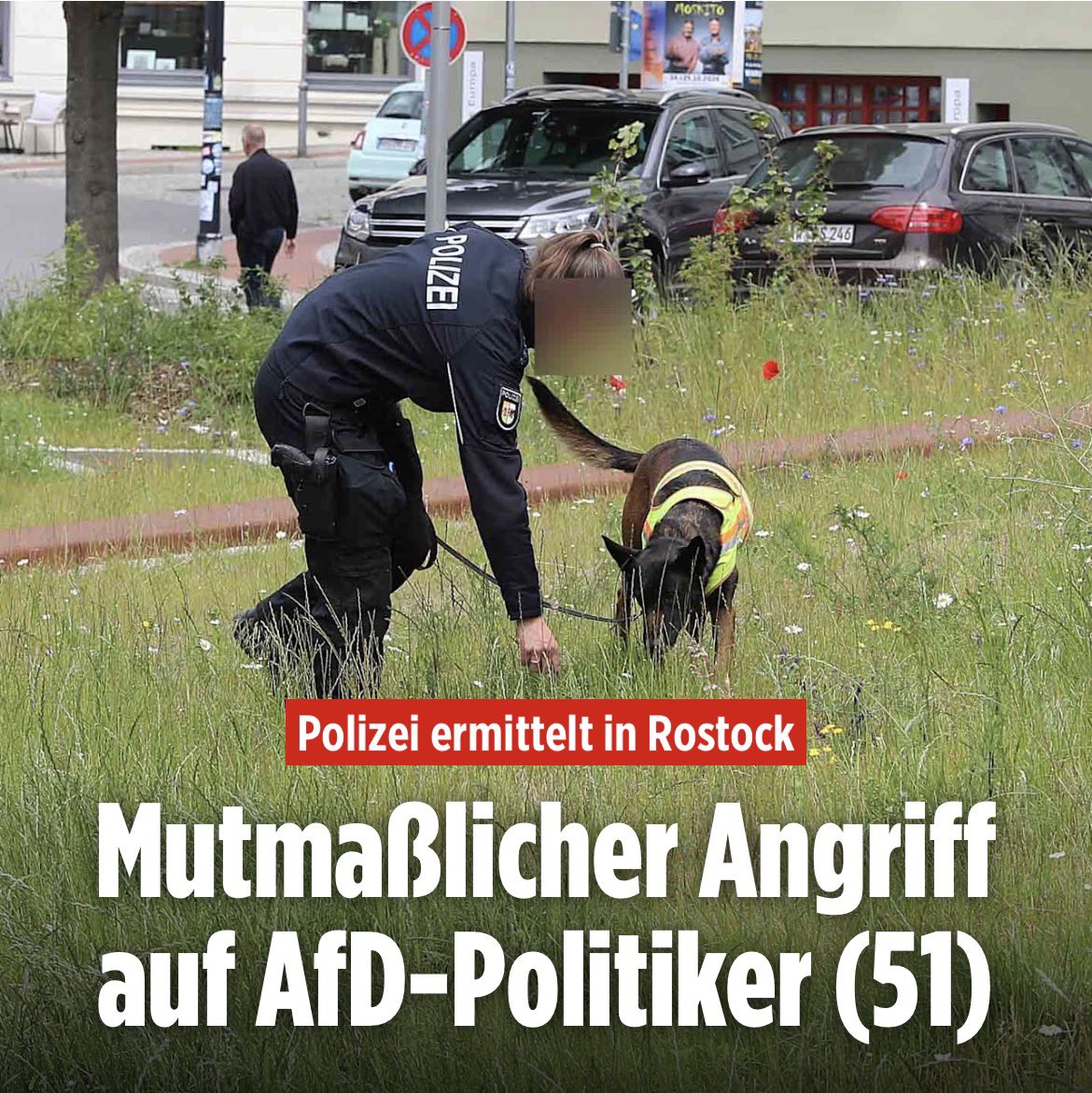 DrLuetke's tweet photo. "Mutmaßlicher Angriff" auf AfD-Politiker?

Ja gut, oder das T-Shirt hat eben von alleine angefangen zu bluten...🙄 https://t.co/8rJzRzmMtY