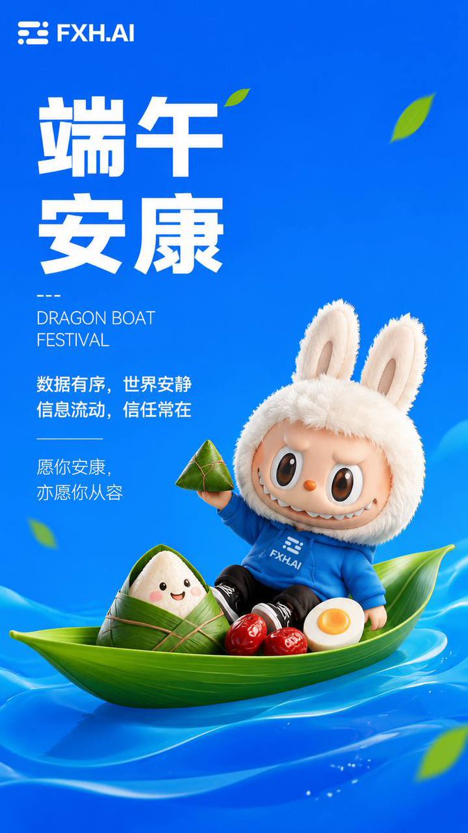 FeiXiaoHaoX's tweet photo. 🌿 https://t.co/kAjiOmbLqN  
端午安康

数据有序，世界安静
信息流动，信任常在

愿你安康，亦愿你从容 🌿 https://t.co/90fXau2s1O