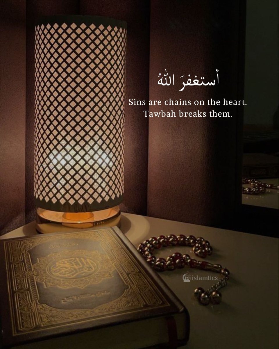islamtics's tweet photo. Sins are chains on the heart. Tawbah breaks them. https://t.co/cyLnYybx7j