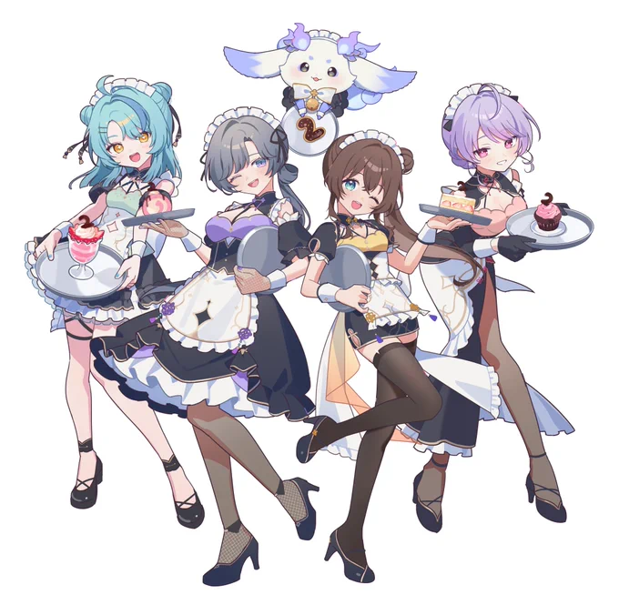 こちらのあやかきちゃんたちの 2周年応援広告を描かせていただきました JR秋葉原駅は6/21まで、近鉄 大阪難波駅は6/22まで掲載中です ご覧になる際は周囲の方へのご配慮をお願いいたします! 全身まで描いたのが切れちゃって勿体ないので、あわせて載せておきます!! #あやかき展