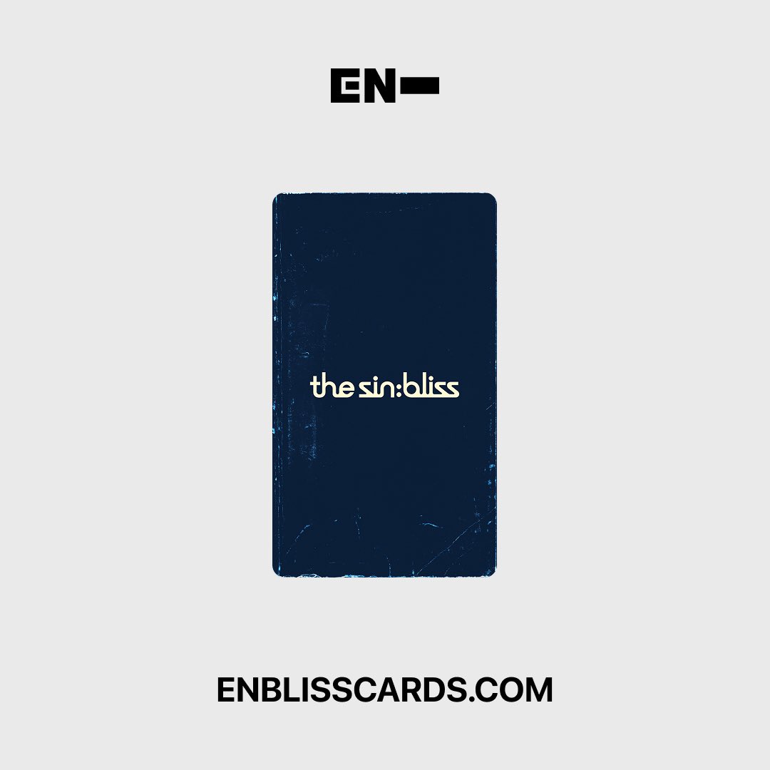 ENHYPEN's tweet photo. Your fate has already been written.🔮
Draw a card and reveal what's waiting for you.
🔗 https://t.co/XJaPXmbl3g

Let fate guide you to Pre-Save 🦇
🔗 https://t.co/QQPHkbZnv3

#ENHYPEN #엔하이픈 #THE_SIN_BLISS https://t.co/WnCC6rajkj