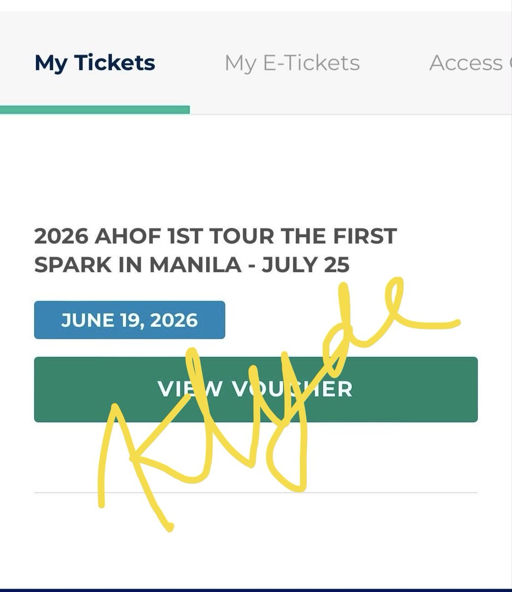 sk8erning's tweet photo. AHHHH VIP B SECURED SEE U SOON @AHOF_official  

#AHOF 
#THE_FIRST_SPARK
#THE_FIRST_SPARK_IN_MANILA https://t.co/rojusmJmVn