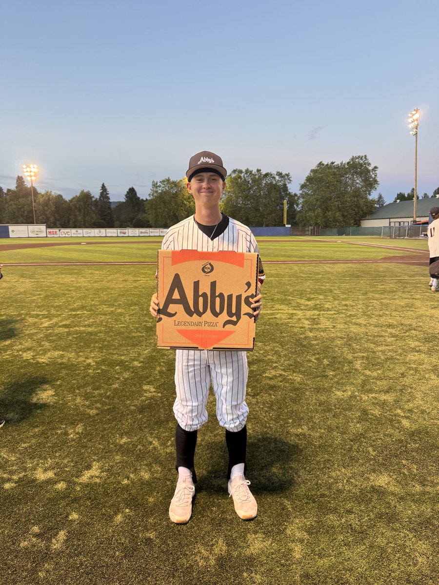PlayDCBA's tweet photo. @abbyspizza POTG: Regan Soper!!

The New Zealand native got on base in all 4 AB’s during tonight’s 6-4 dub over Baseballism. Come back out to the ball park tomorrow at 7 pm as the Stewie’s are back in action against Corvallis! #GoDocs https://t.co/HF3vt6mLkz