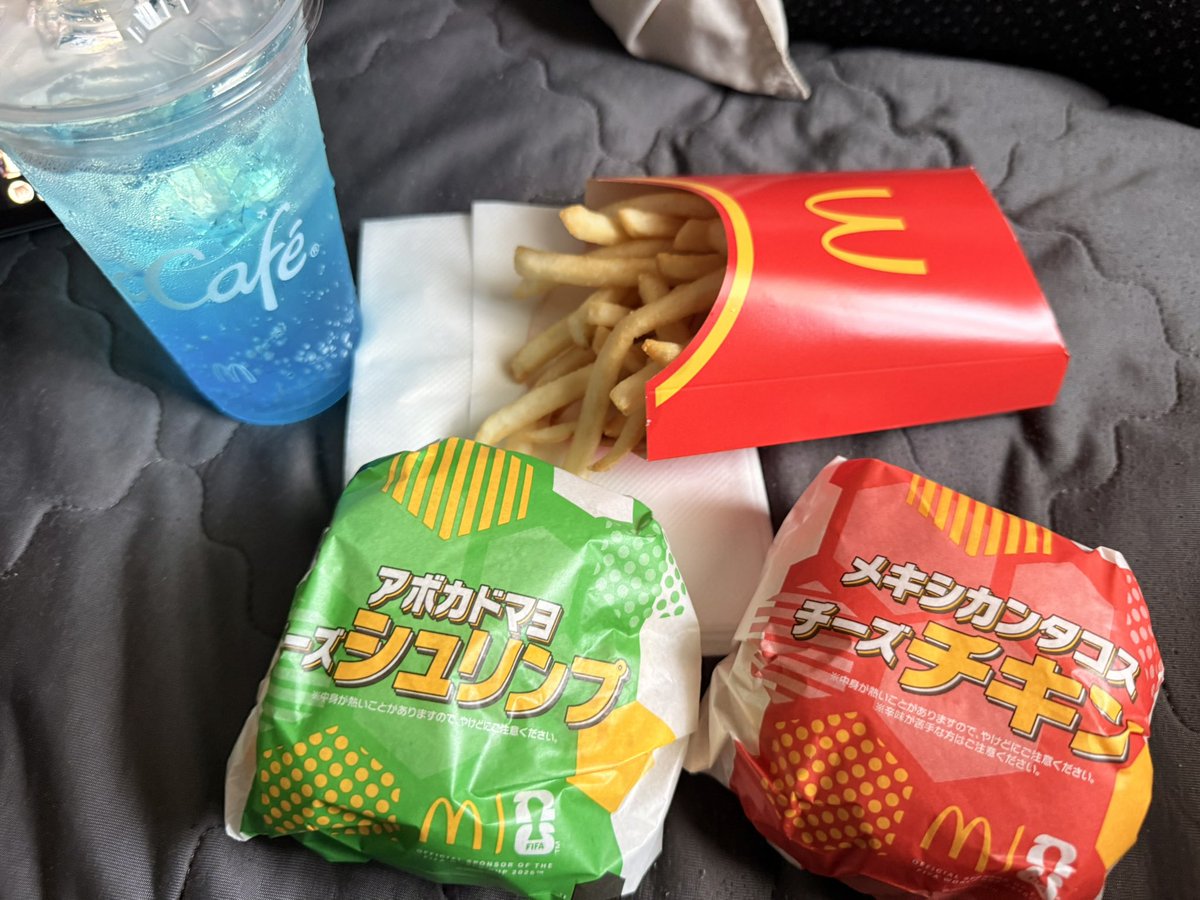 category__A's tweet photo. 医者行ってワイパー変えてマックでメシ買ってと起きてから何かゴソゴソ動いてたが、暑さもあって第2限界がきたのでさっさと食って寝よう😴 https://t.co/wTxuAlSMo2