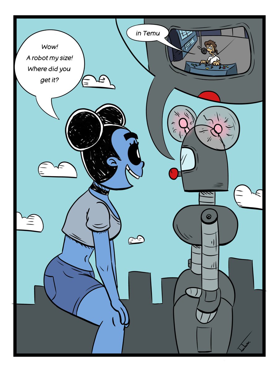 0Juan_Javier0's tweet photo. Raul se acaba de comprar un robot gigante
#Pat1 #digitalart #oc https://t.co/fDDxT4Z9va