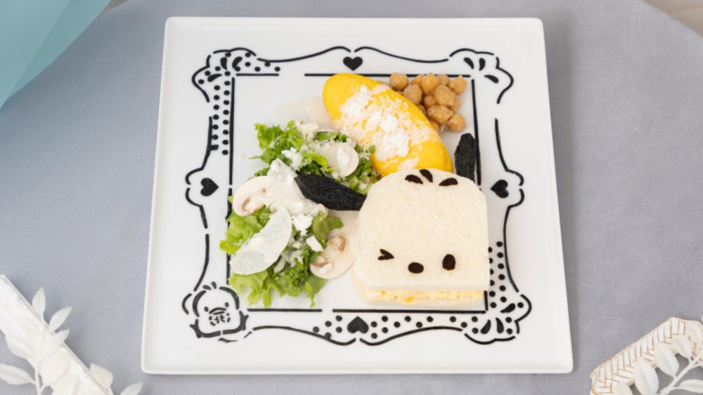 fashionpressnet's tweet photo. モノクロ調「ポチャッコ カフェ」東京・大阪に、ポチャッコたまご乗せパスタ＆黒いクリームブリュレ - https://t.co/I01Hj5N0od https://t.co/AmoPRwhsRG