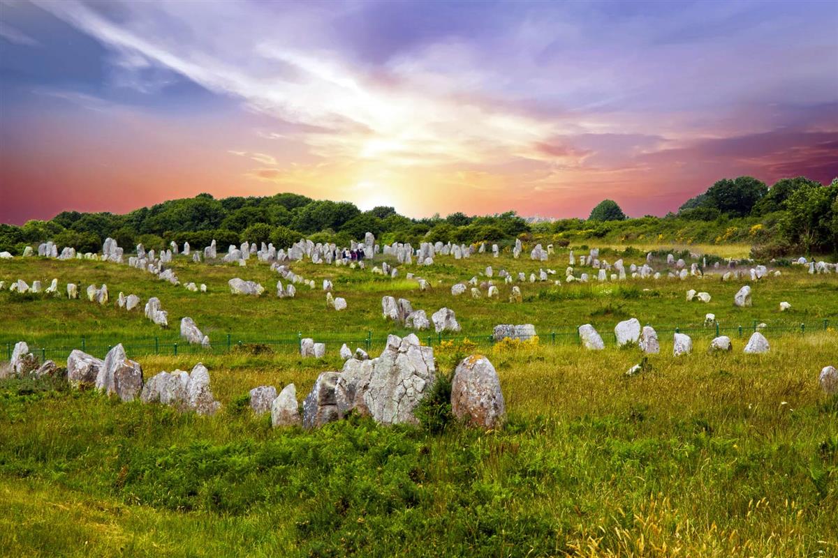 CeJour_Histoire's tweet photo. Ils sont là depuis 7 000 ans. Et personne ne sait vraiment pourquoi.

À Carnac, dans le Morbihan, près de 3 000 menhirs se dressent sur quatre kilomètres. Des blocs de granit plantés debout, un par un, à la main, par des hommes du Néolithique.

Avant les pyramides. Avant Stonehenge.

Ils les ont alignés au cordeau, du plus petit au plus grand. Le plus haut dépasse encore six mètres aujourd'hui.

Et la question reste entière. Sanctuaire ? Calendrier solaire ? Nécropole géante ?

Le paléoanthropologue Yves Coppens y voyait une immense terre sacrée. Aucune preuve n'a jamais tranché.

C'est le plus grand ensemble de pierres dressées au monde. Et le plus vieux mystère de Bretagne.

En juillet 2025, l'UNESCO l'a enfin inscrit au Patrimoine mondial. Premier site entièrement breton à entrer sur la liste.

Aujourd'hui encore, on marche entre ces géants sans connaître la main qui les a levés.

Sept millénaires de silence. Et toujours pas de réponse.

Vous êtes déjà passé entre les menhirs de Carnac ?