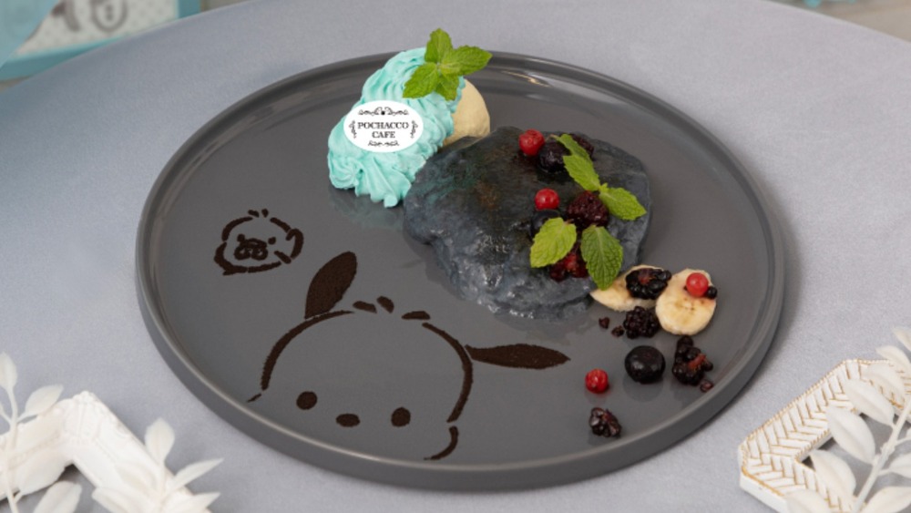 fashionpressnet's tweet photo. モノクロ調「ポチャッコ カフェ」東京・大阪に、ポチャッコたまご乗せパスタ＆黒いクリームブリュレ - https://t.co/I01Hj5N0od https://t.co/AmoPRwhsRG