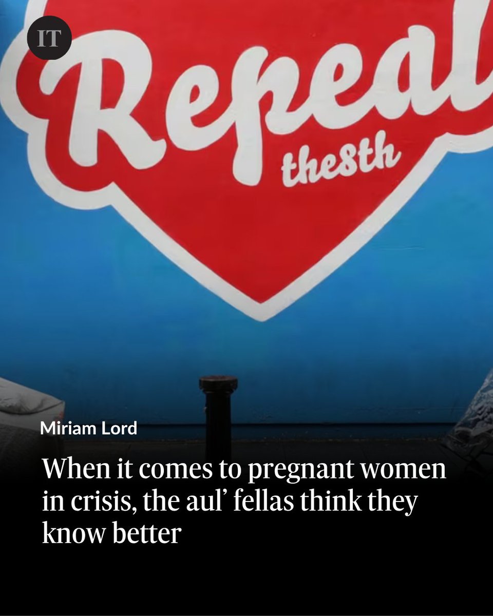 IrishTimes's tweet photo. Miriam Lord: “For this creaky aul’ observer of the original Repeal the Eighth upheavals, there was a dispiriting familiarity.
There was a majority of male voices against the Bill. And a preponderance of aul’ fellas among this cohort.
Just like the last time.” 
https://t.co/zd9JEfGcfs